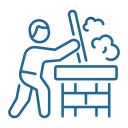 DG Hofservice - Hof und Pflasterreinigung - Symbol für die Schornsteinreinigung