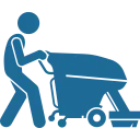 DG Hofservice - Hof und Pflasterreinigung - Symbol für Reinigungsmaschine